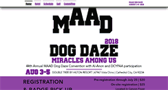 Desktop Screenshot of maaddogdaze.org